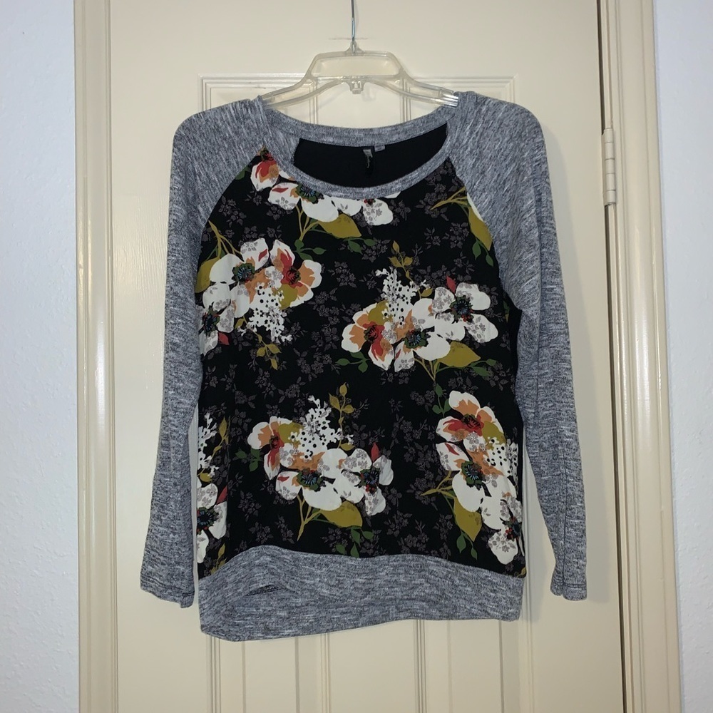 FLORAL KUT FROM THE KLOTH BOHO TOP PRARIE CORE COTTAGE MEDIUM FALL